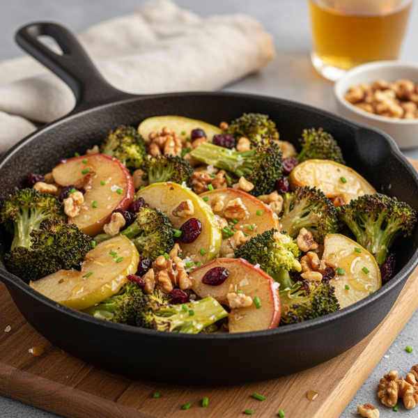 Crispy Broccoli and Apple Delight recipe