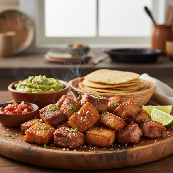 Crispy Broiled Pork Carnitas recipe