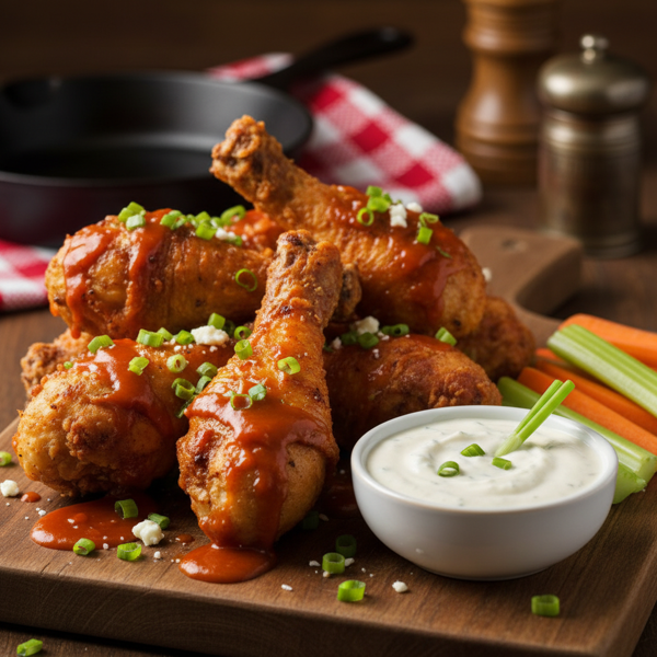 Crispy Buffalo Drumsticks recipe
