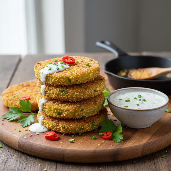 Crispy Buttermilk Green Tomato Delights recipe