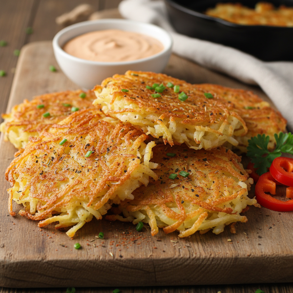 Crispy Cajun Spiced Hash Browns recipe
