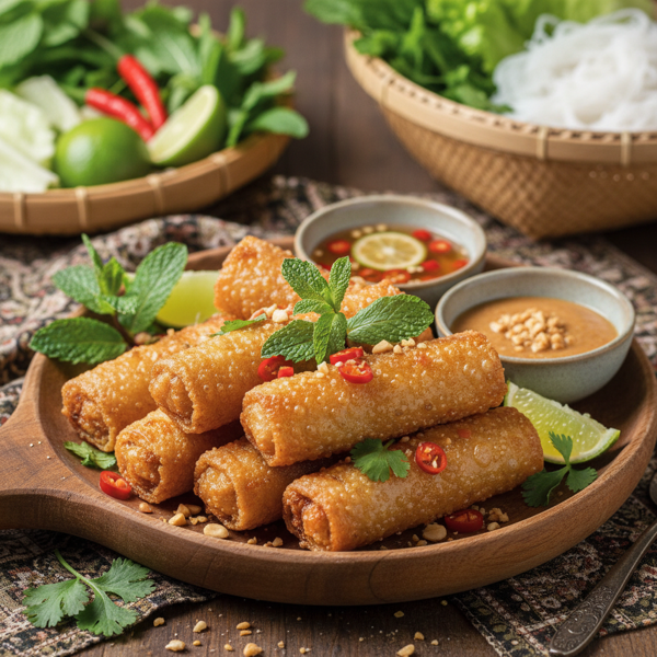 Crispy Cambodian Delight Rolls recipe