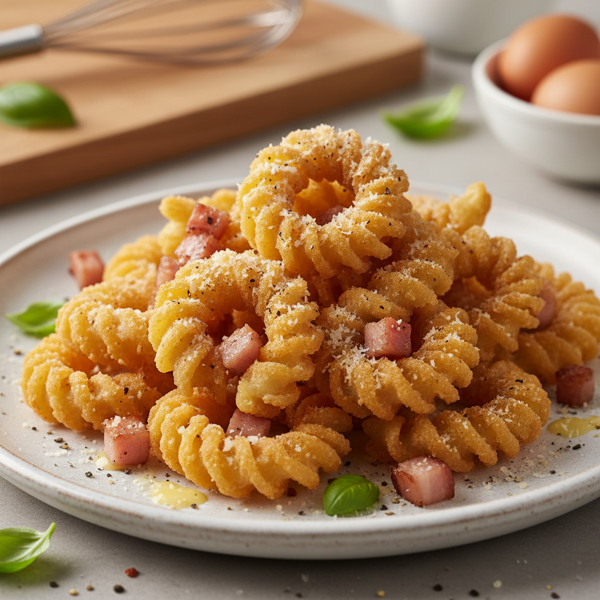 Crispy Carbonara Spirals recipe