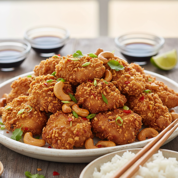 Crispy Cashew Chicken Delight recipe