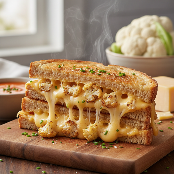 Crispy Cauliflower Cheese Sandwich recipe