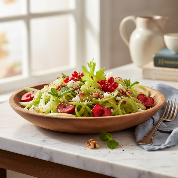 Crispy Celery and Cherry Delight Salad recipe