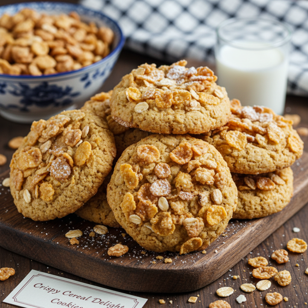 Crispy Cereal Delight Cookies recipe
