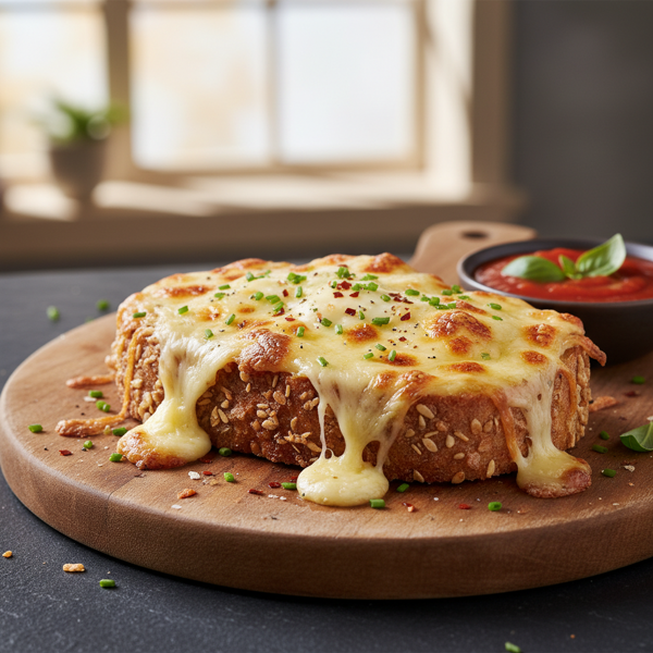 Crispy Cheesy Delight Toast recipe