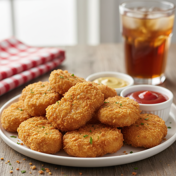 Crispy Chicken Bites - McNugget Style recipe