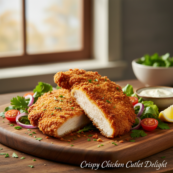 Crispy Chicken Cutlet Delight recipe