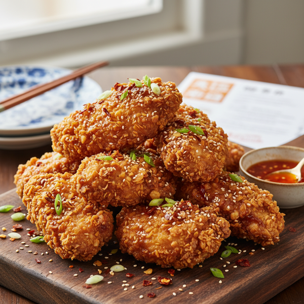Crispy Chinese-Inspired Southern Fried Chicken recipe