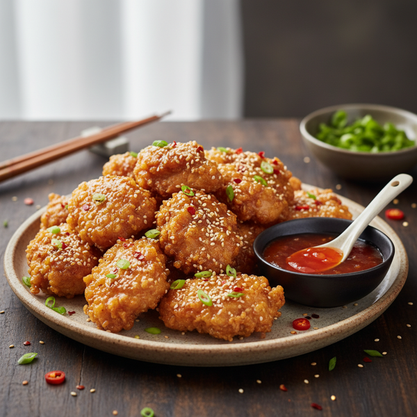 Crispy Chinese-Style Chicken Bites recipe