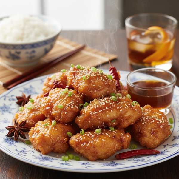 Crispy Chinese Brandy Chicken Delight recipe
