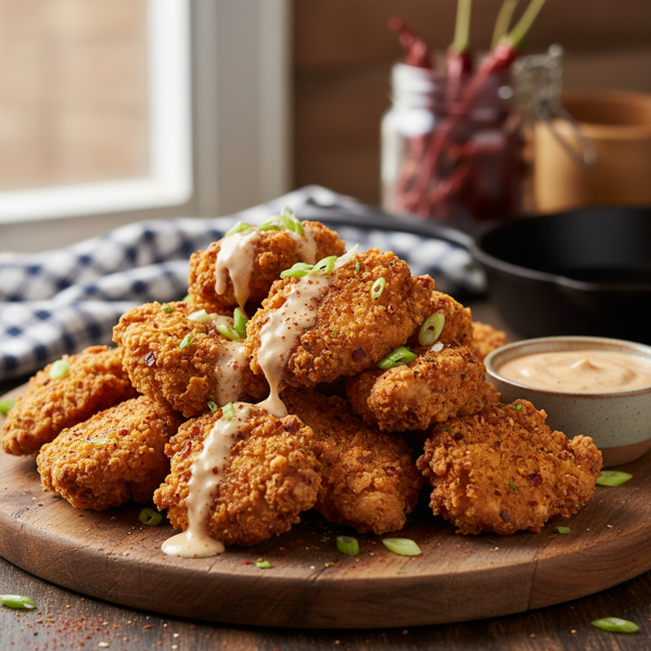 Crispy Chipotle Buttermilk Chicken Bites recipe