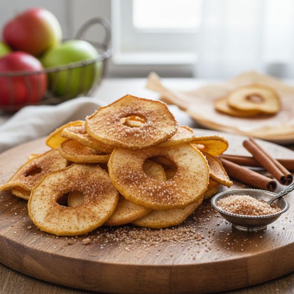 Crispy Cinnamon Apple Chips recipe
