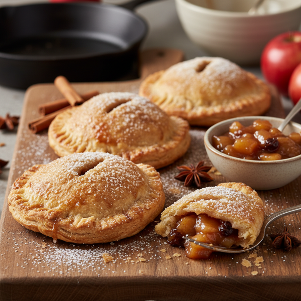 Crispy Cinnamon Apple Hand Pies recipe