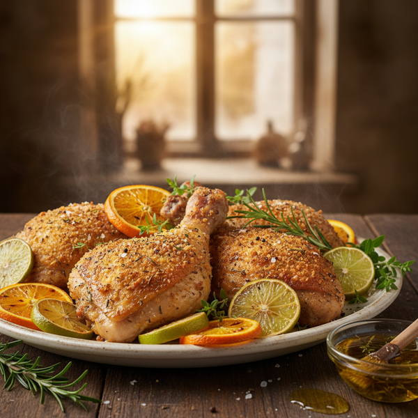 Crispy Citrus Herb Chicken recipe