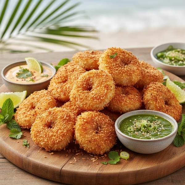 Crispy Coconut-Jumbo Shrimp Delight recipe