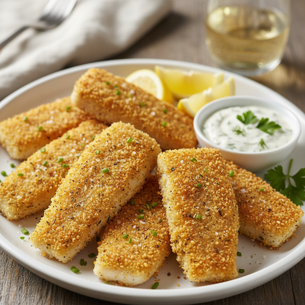 Crispy Cornmeal-Crusted Fish Fillets recipe