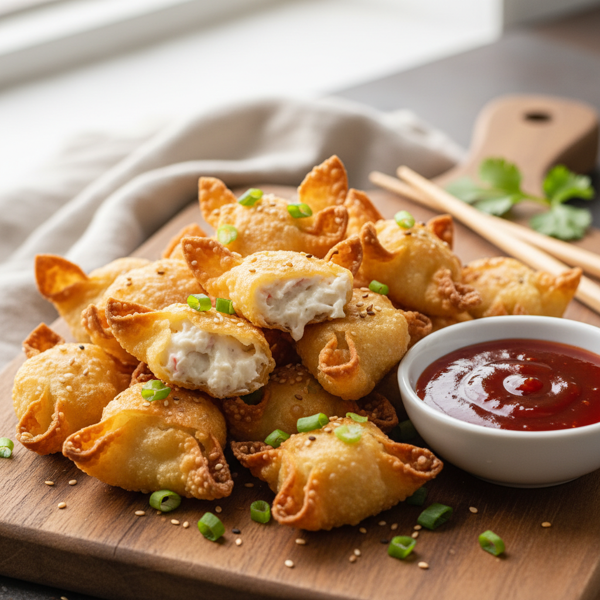 Crispy Crab Rangoon Bites recipe