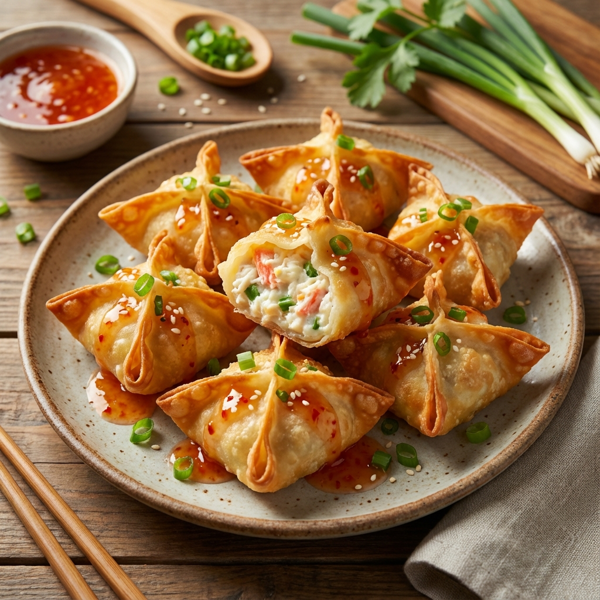 Crispy Crab Rangoon Delights recipe