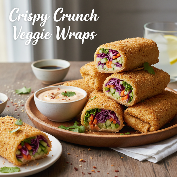 Crispy Crunch Veggie Wraps recipe