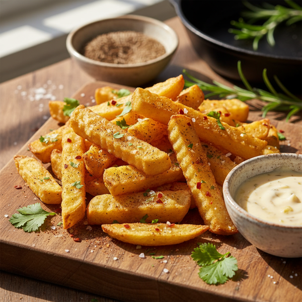 Crispy Cumin-Spiced Oven Fries recipe