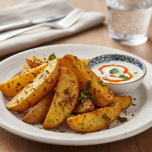 Crispy Curried Potato Delight recipe
