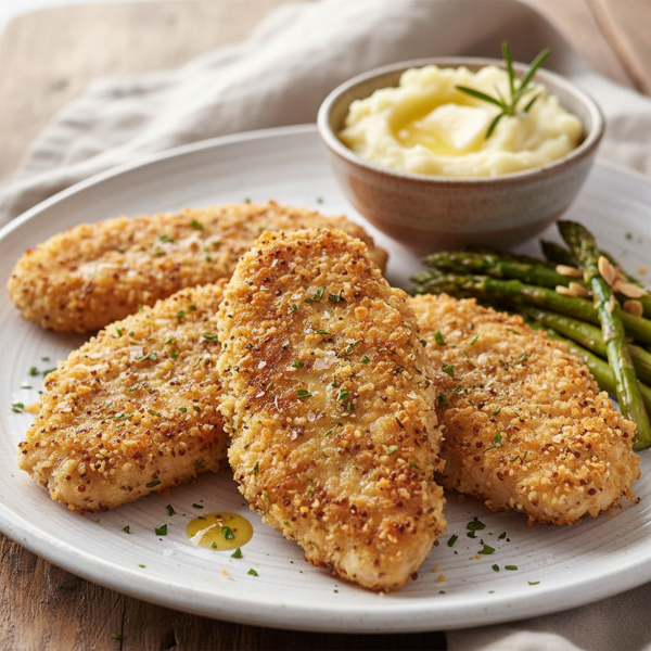 Crispy Dijon Panko Chicken recipe