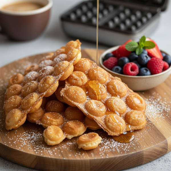 Crispy Egg Waffles recipe