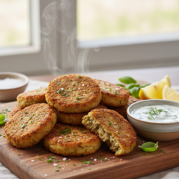 Crispy Eggplant Fritters recipe