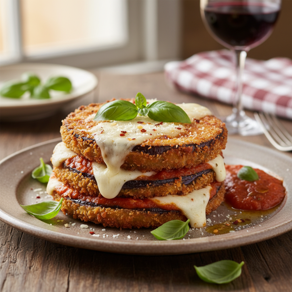 Crispy Eggplant Parmesan Delight recipe