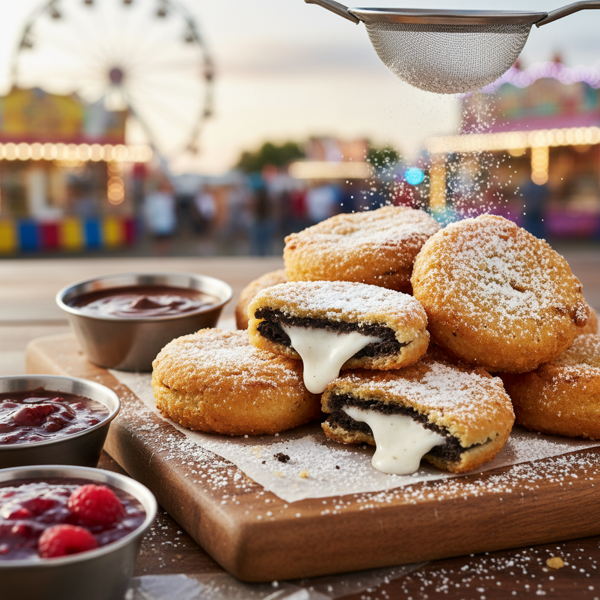 Crispy Fair-Style Fried Oreo Delights recipe