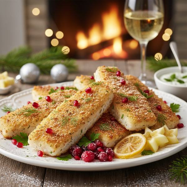 Crispy Festive Fish Fillets recipe