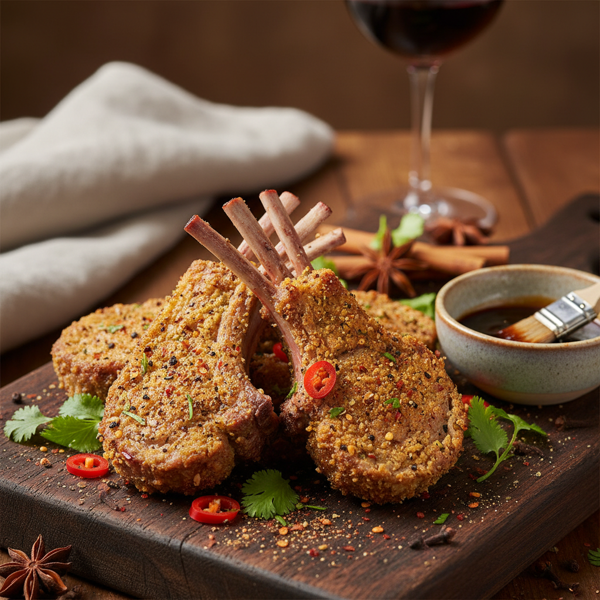 Crispy Five Spice Lamb Chops recipe