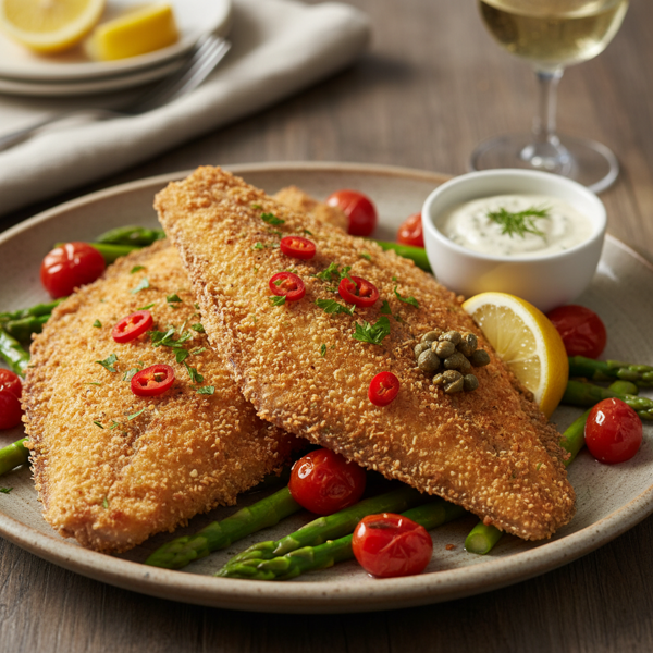 Crispy Flounder Delight recipe