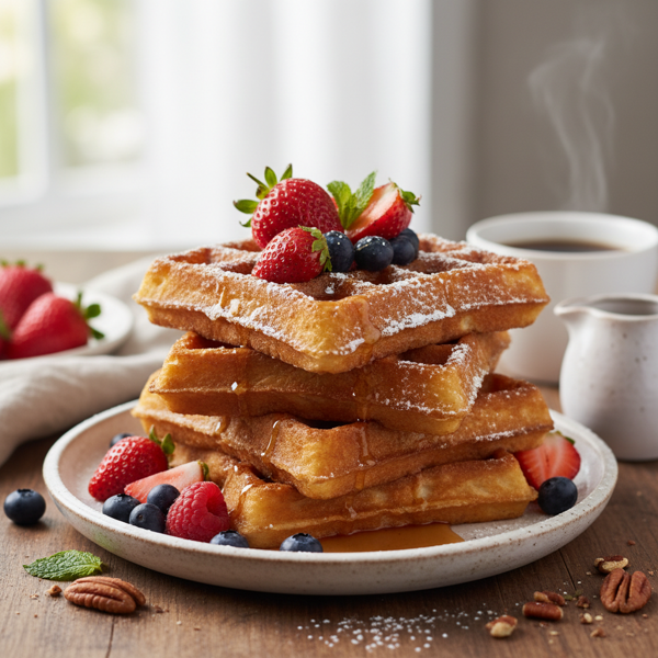 Crispy French Toast Waffles recipe