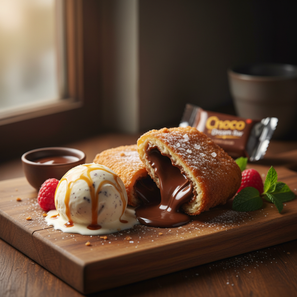 Crispy Fried Chocolate Bar Delight recipe