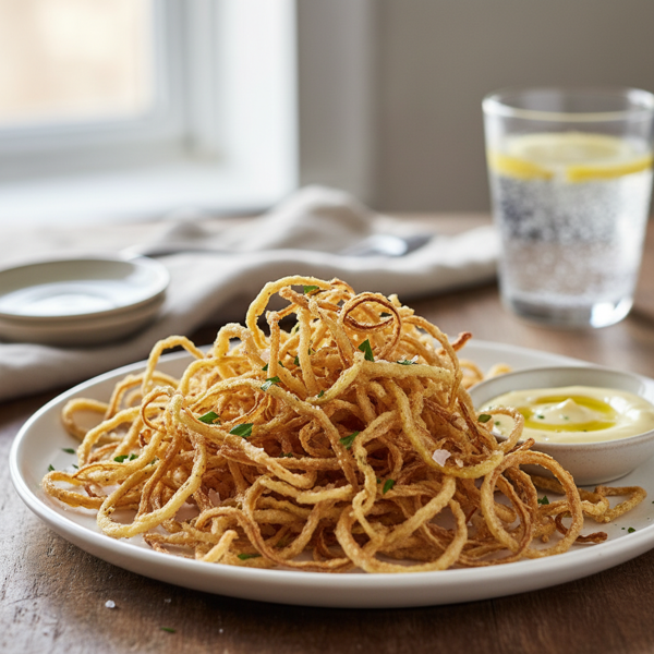 Crispy Fried Leeks recipe