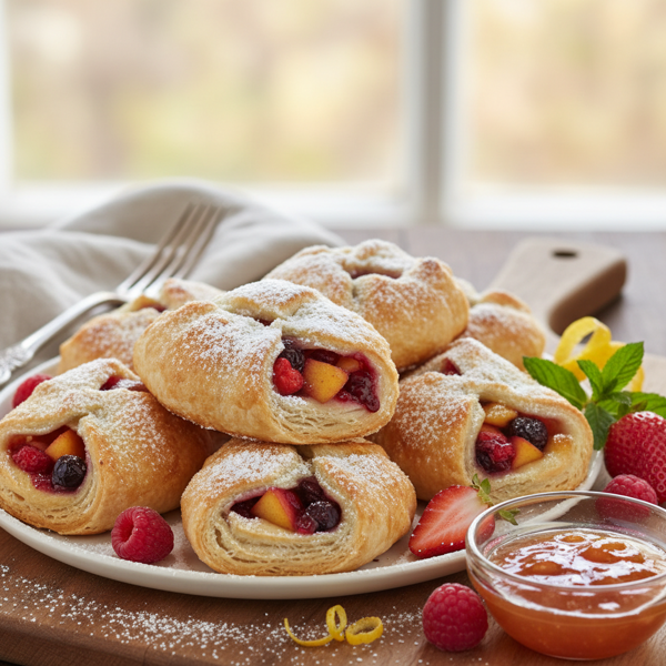 Crispy Fruit Turnovers recipe