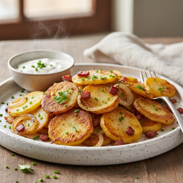 Crispy German Bratkartoffeln recipe