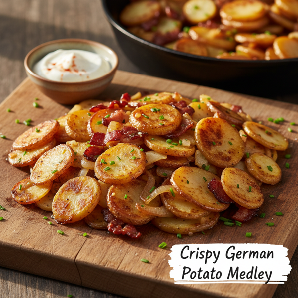 Crispy German Potato Medley recipe