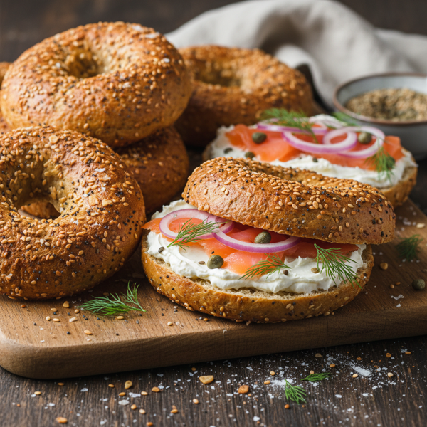 Crispy Gluten-Free Bagels Delight recipe