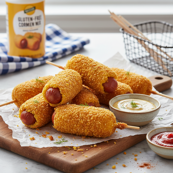 Crispy Gluten-Free Corn Dogs recipe