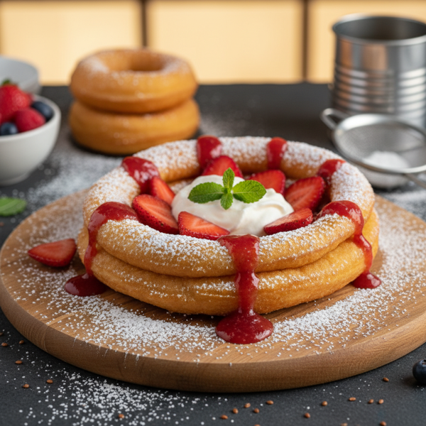 Crispy Gluten-Free Funnel Cake Delight recipe