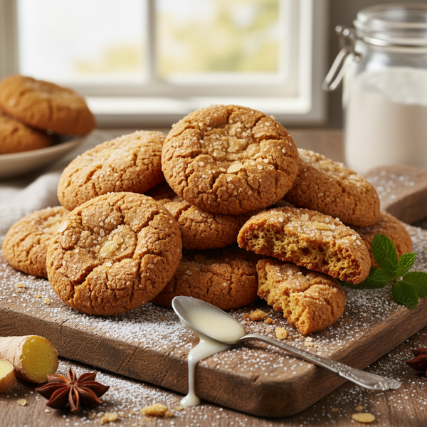 Crispy Gluten-Free Gingersnap Cookies recipe