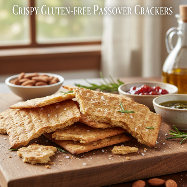Crispy Gluten-Free Passover Crackers recipe