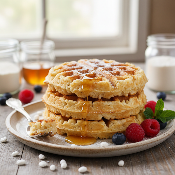 Crispy Gluten-Free Rice Waffles recipe