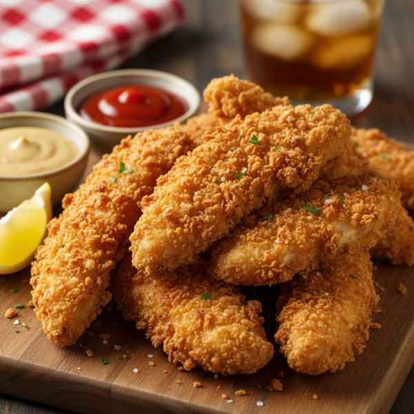 Crispy Golden Chicken Tenders recipe