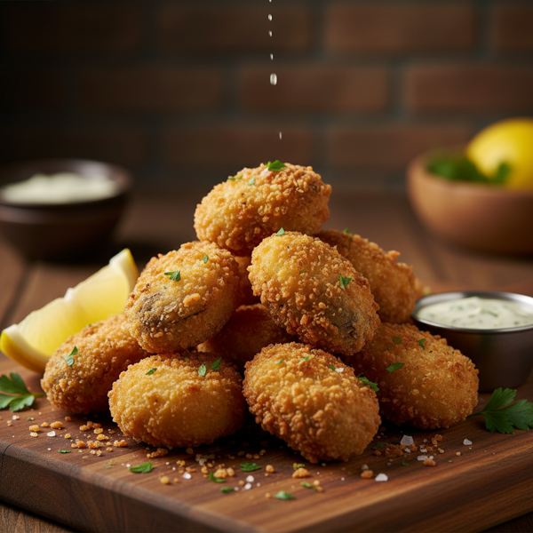 Crispy Golden Deep-Fried Oysters recipe